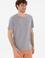Erkek Regular Fit Bisiklet Yaka Modal Koyu Gri Basic Tişört