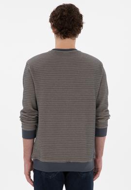 Erkek Antrasit Sweatshirt - 50290789007