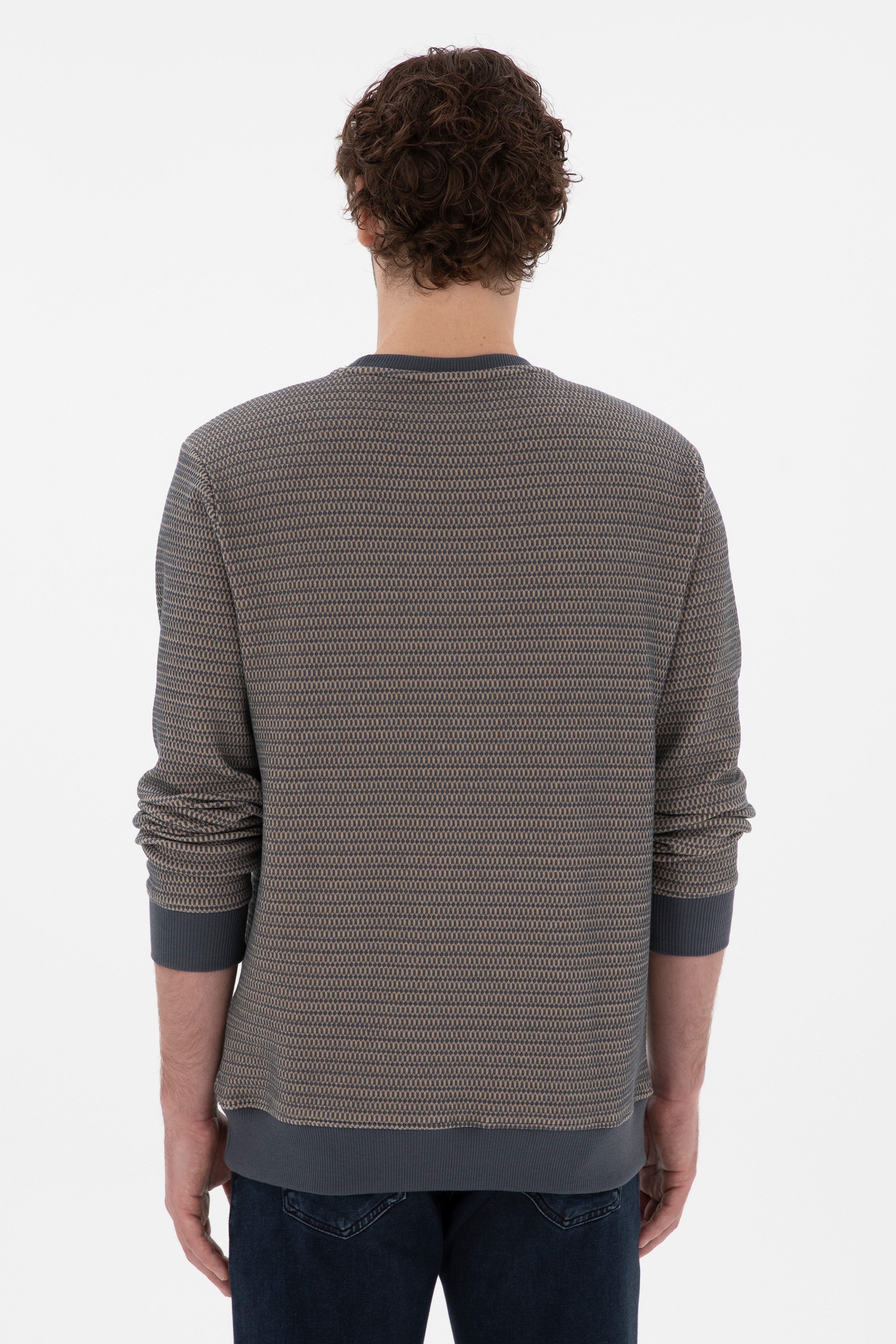 Erkek Antrasit Sweatshirt - Image 5
