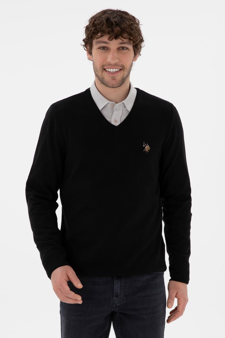 Erkek Siyah Basic Kazak