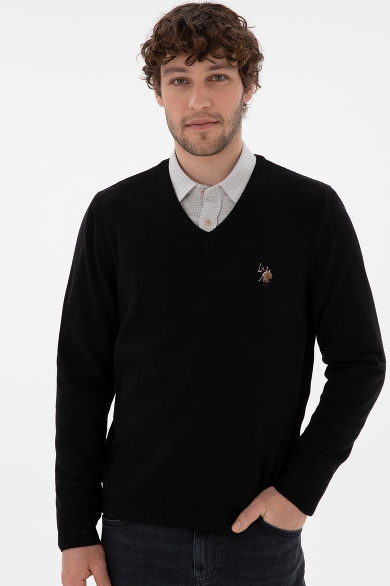 Erkek Siyah Basic Kazak - 50294764023