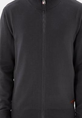 Erkek Antrasit Basic Triko Hırka - 50298268005