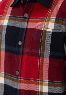 Erkek Kırmızı Uzun Kollu Gömlek - 50296540006