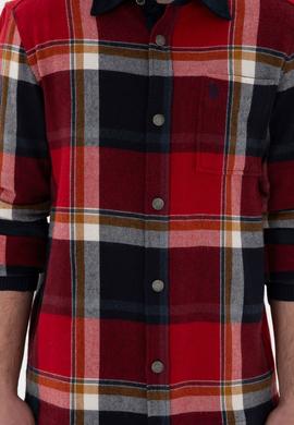 Erkek Kırmızı Uzun Kollu Gömlek - 50296540006