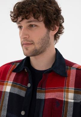 Erkek Kırmızı Uzun Kollu Gömlek - 50296540006