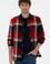 Erkek Kırmızı Uzun Kollu Gömlek