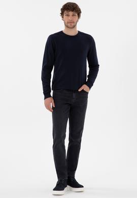Erkek Lacivert Basic Kazak - 50294740035