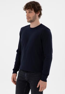 Erkek Lacivert Basic Kazak - 50294740035