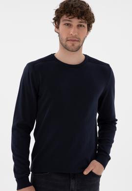 Erkek Lacivert Basic Kazak - 50294740035