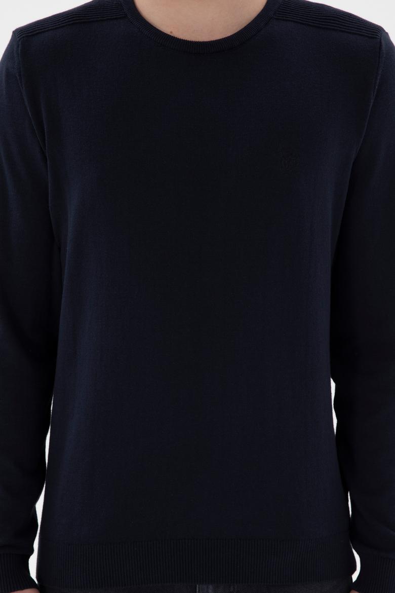 Erkek Lacivert Basic Kazak - 50294740035