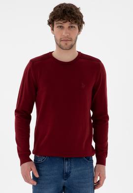 Erkek Bordo Basic Kazak - 50294740037