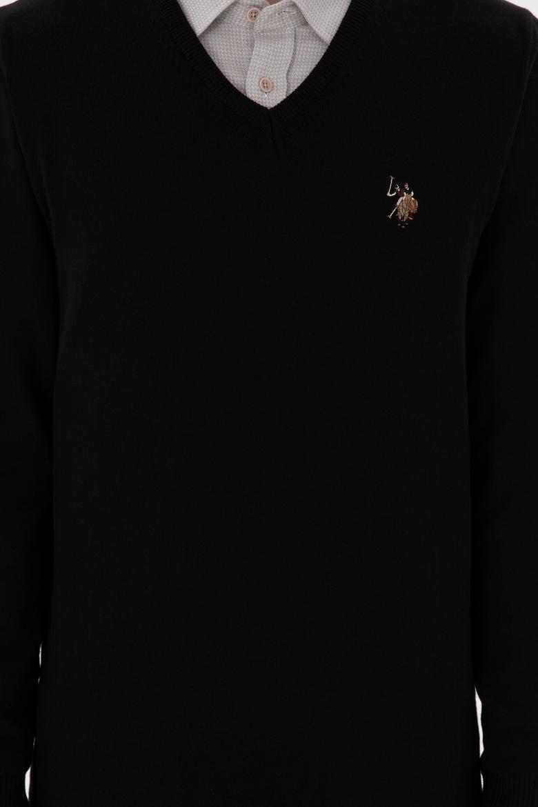 Erkek Siyah Basic Kazak - 50294764023