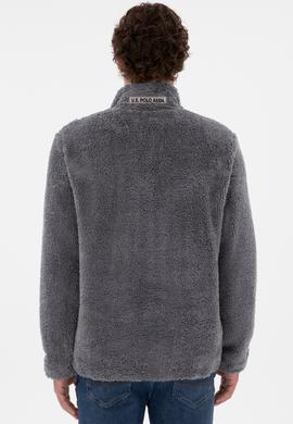 Erkek Açık Gri Örme Hırka - 50295805009