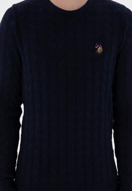 Erkek Lacivert Basic Kazak - 50288883019