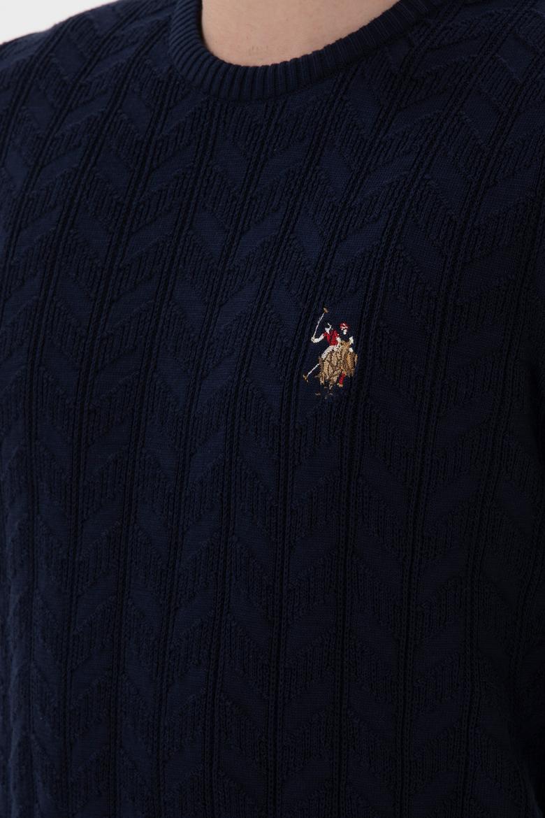 Erkek Lacivert Basic Kazak - 50288883019