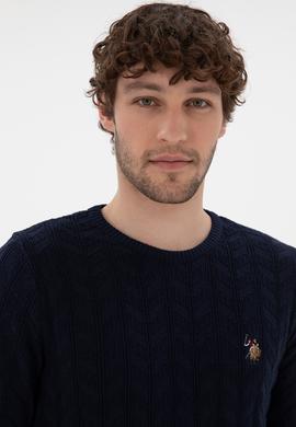 Erkek Lacivert Basic Kazak - 50288883019