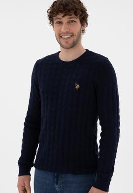 Erkek Lacivert Basic Kazak - 50288883019