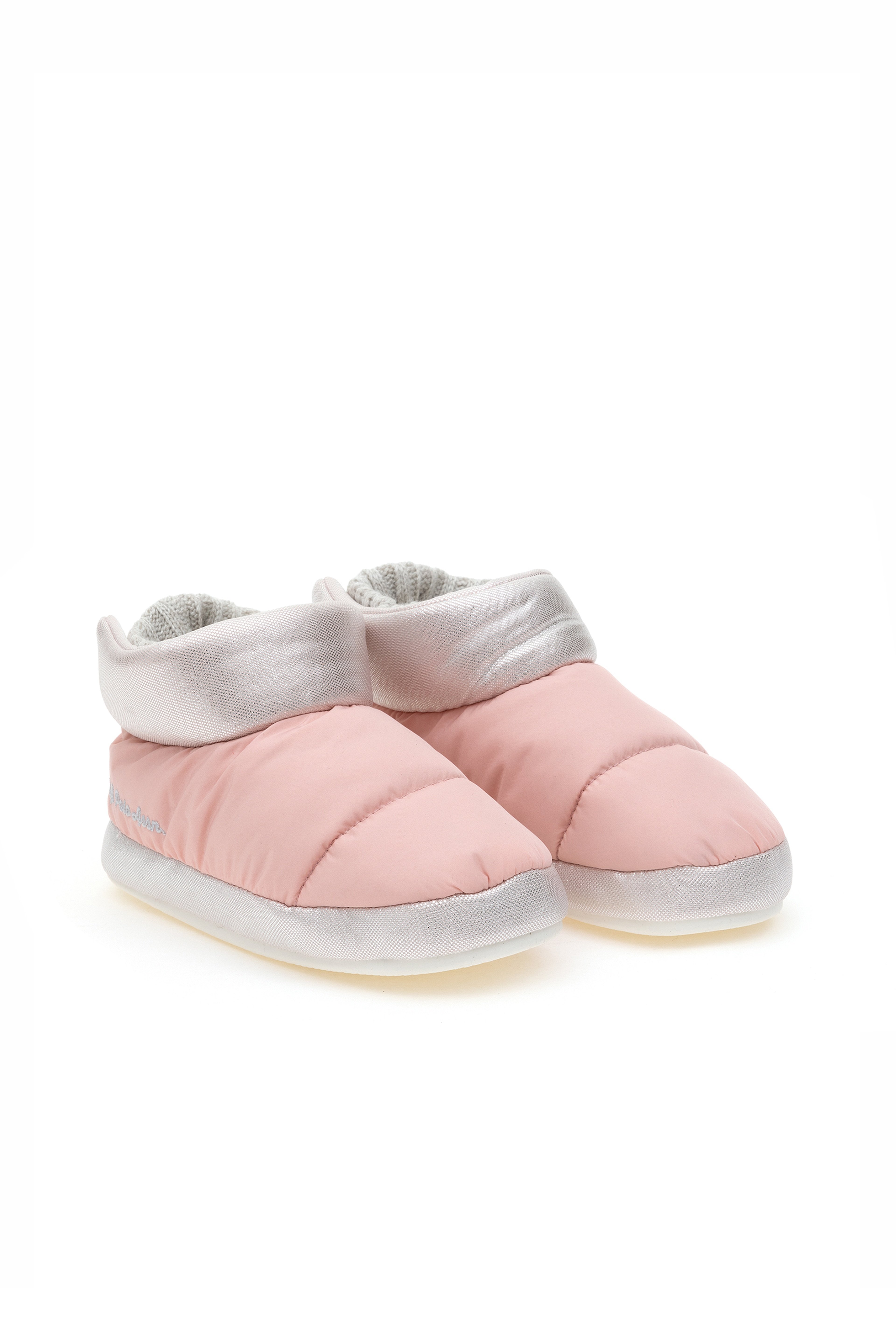 Kız Çocuk Pembe Panduf Ev Ayakkabısı - Image 1