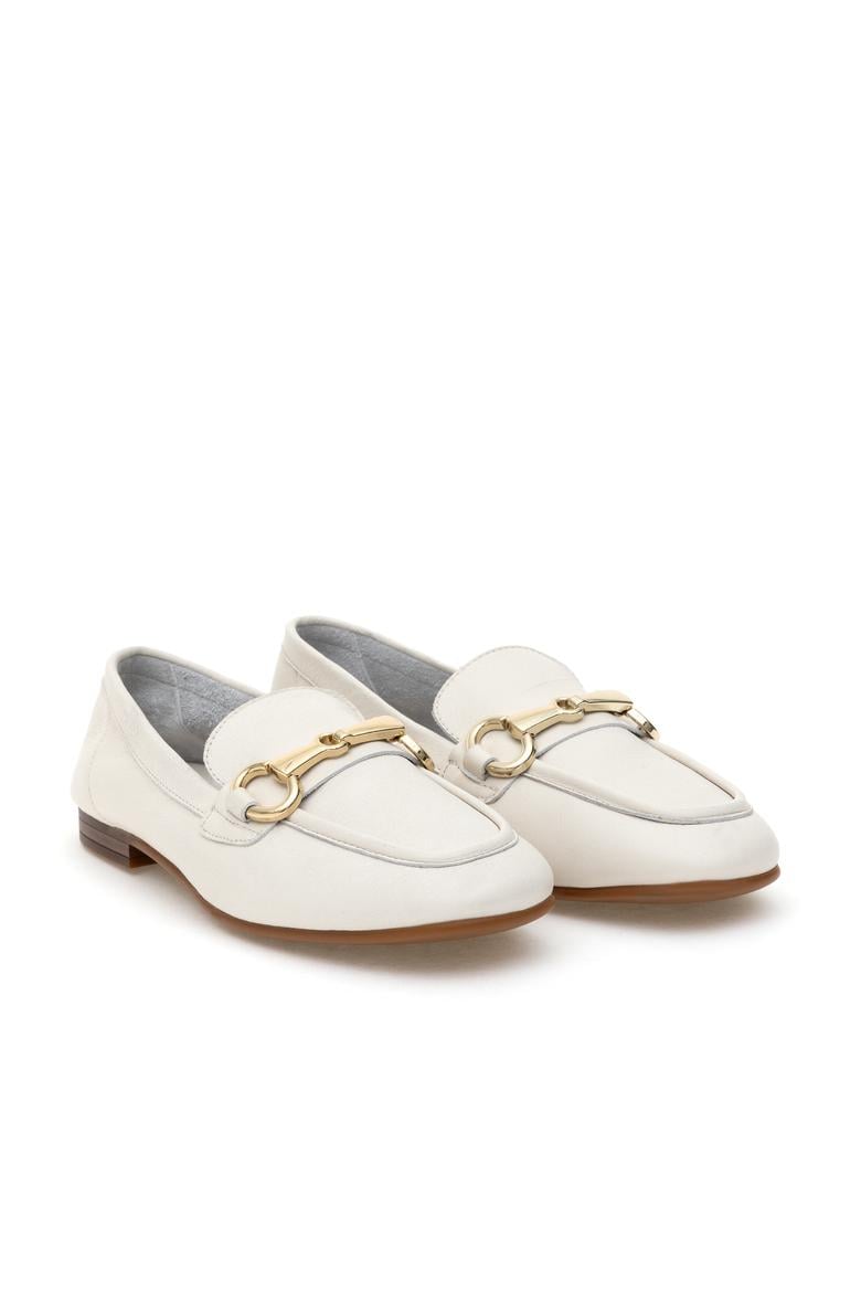 Kadın Krem Loafer