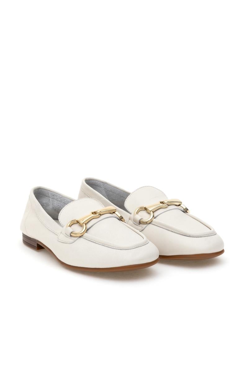 Kadın Krem Loafer