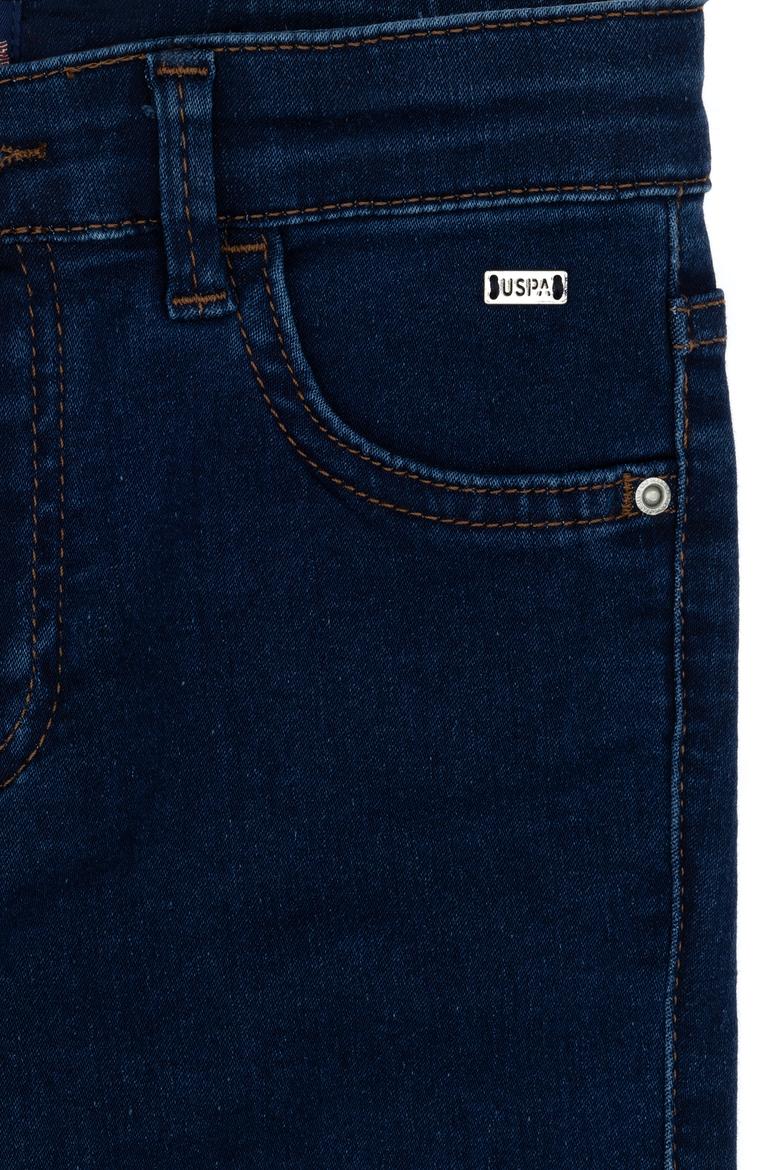 Kız Çocuk Koyu Mavi Toothpick Jean Pantolon - 50297914011