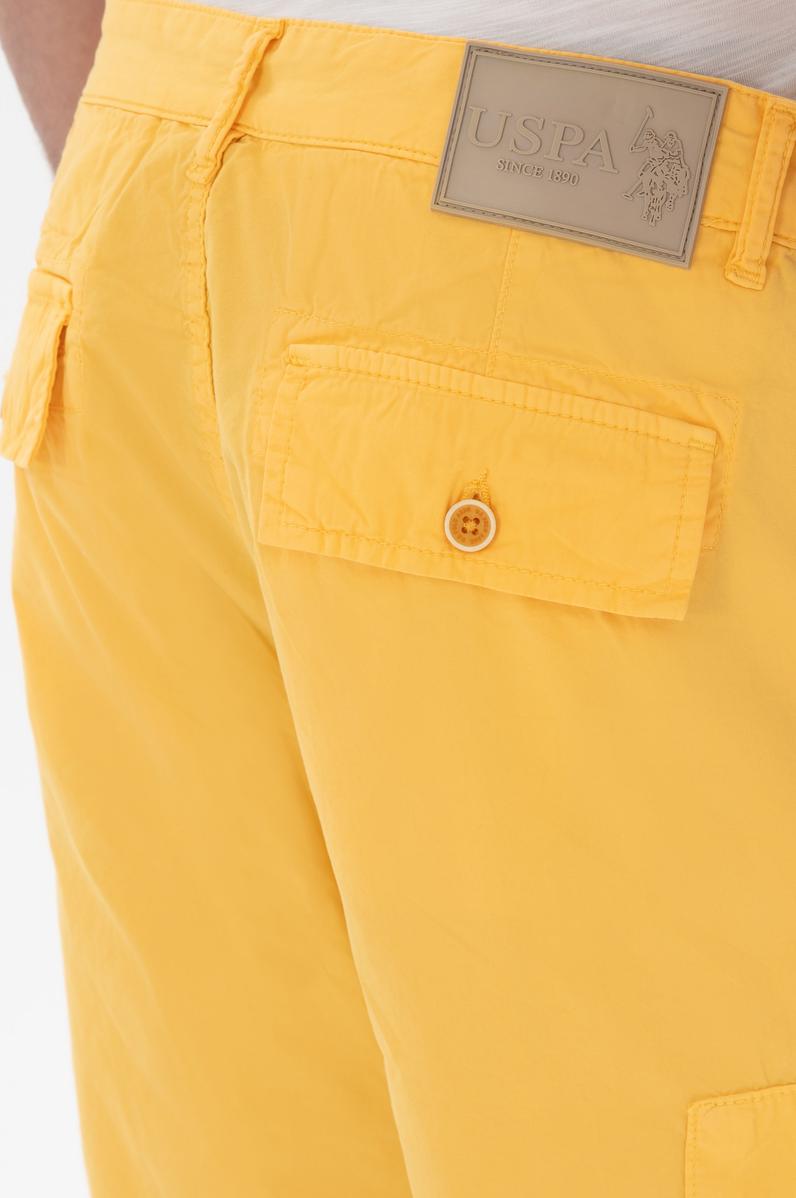 Erkek Safran Dokuma Şort