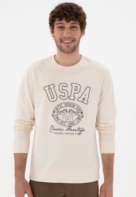Erkek Krem Sweatshirt - 50290259021