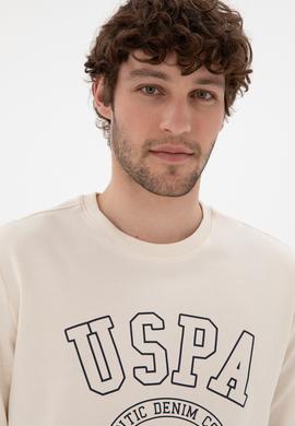 Erkek Krem Sweatshirt - 50290259021