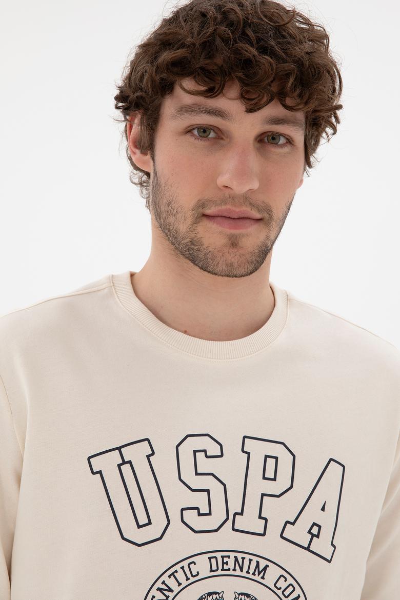 Erkek Krem Sweatshirt - 50290259021