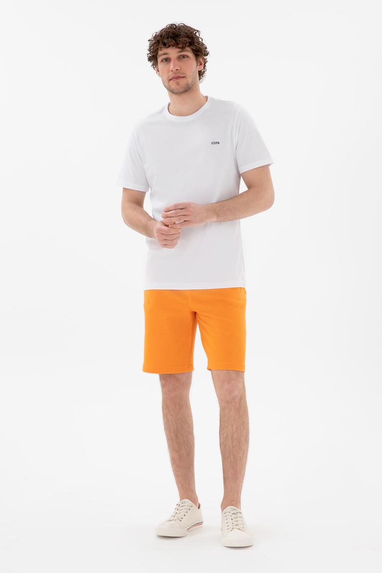 Erkek Turuncu Örme Şort - 50279579060