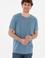 Erkek Regular Fit Bisiklet Yaka Modal Mavi Basic Tişört