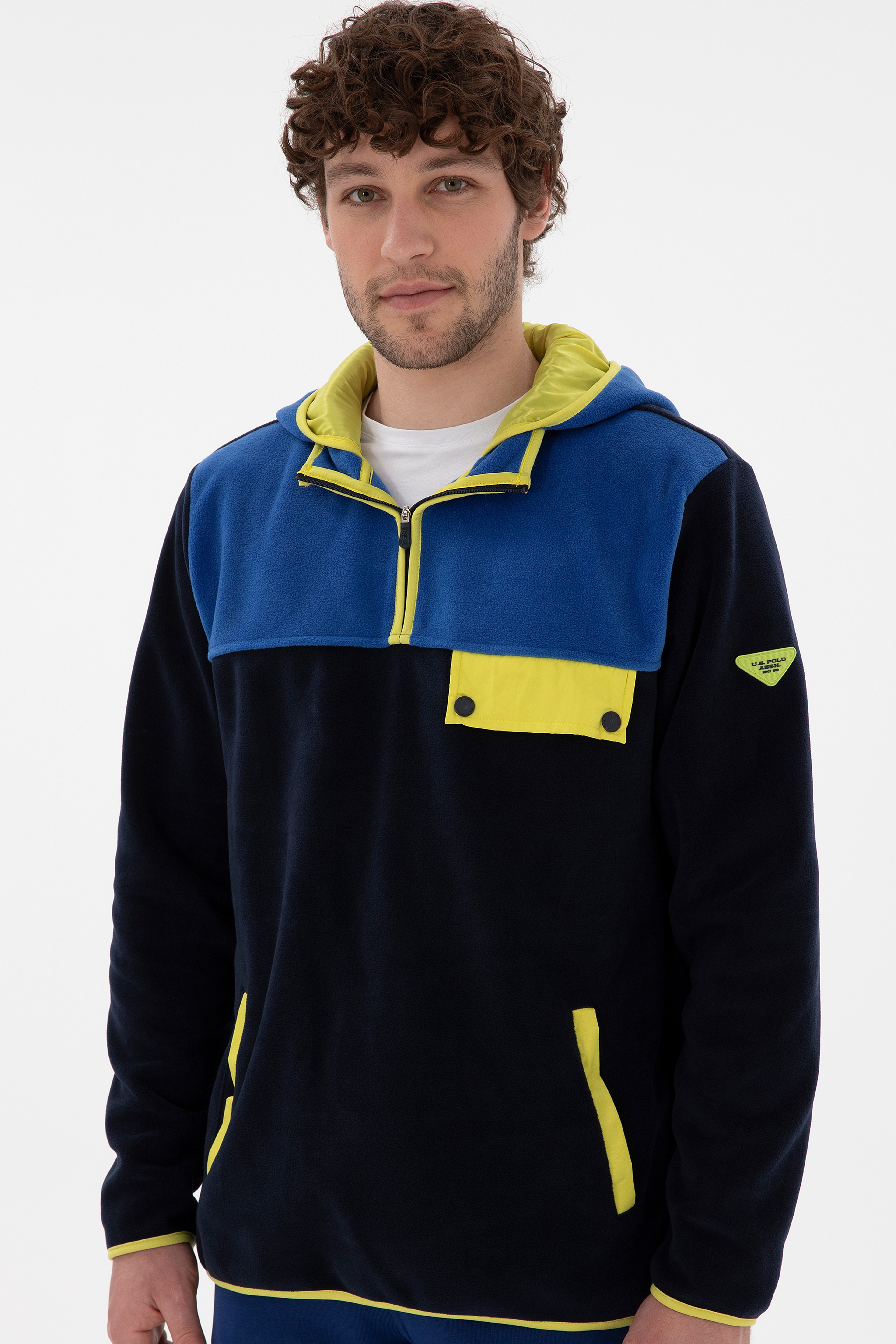 Erkek Lacivert Sweatshirt - Image 3