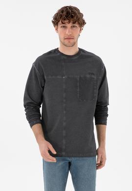 Erkek Antrasit Sweatshirt - 50292597003