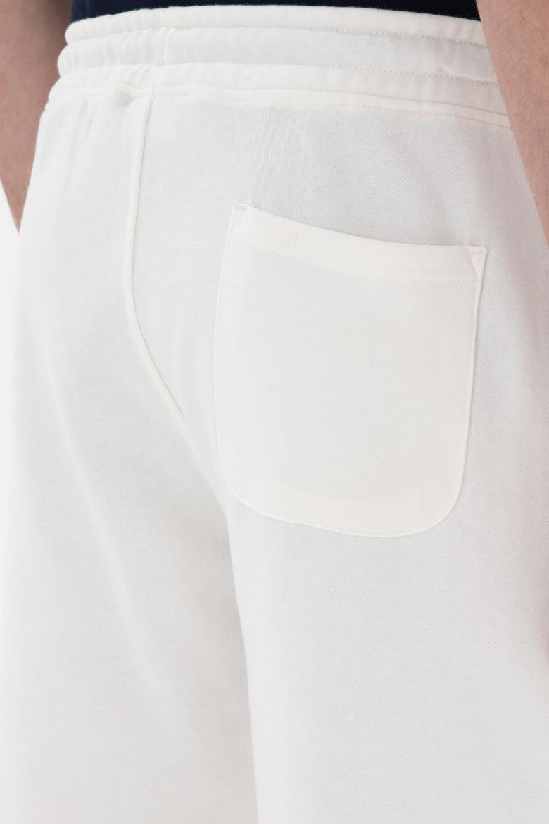 Erkek Slim Fit Düz Paça Ekru Eşofman Altı - 50298020095