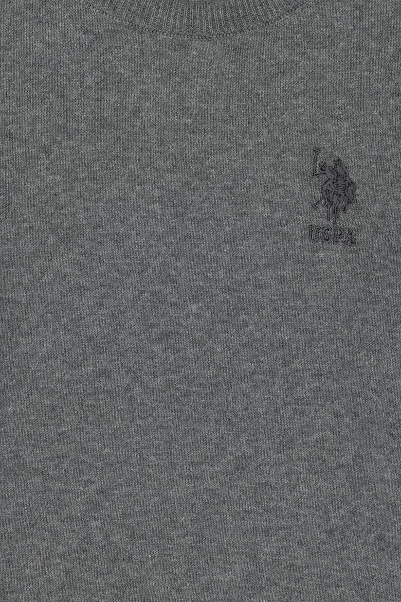 Erkek Çocuk Gri Melanj Basic Kazak - 50288893126