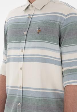 Erkek Saks Uzun Kollu Gömlek - 50291804015