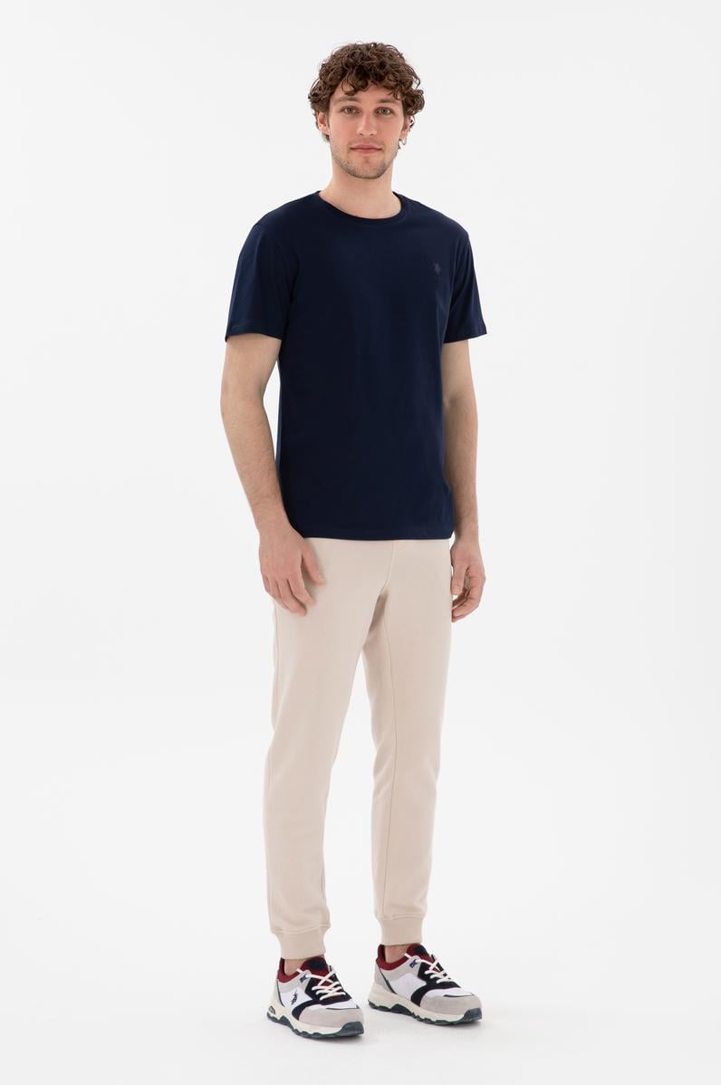 Erkek Slim Fit Lastikli Paça Taş Eşofman Altı