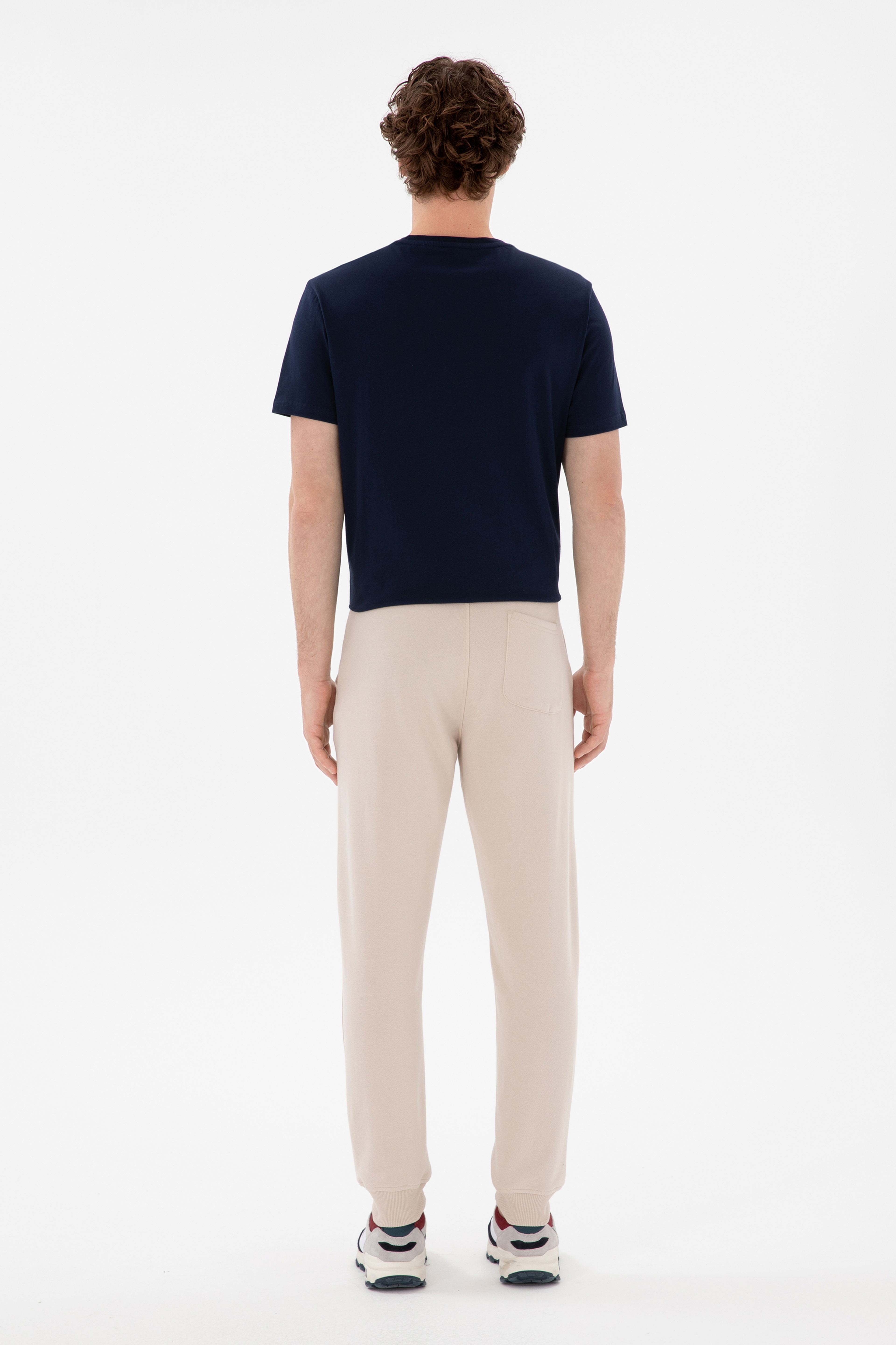 Erkek Slim Fit Lastikli Paça Taş Eşofman Altı - Image 4