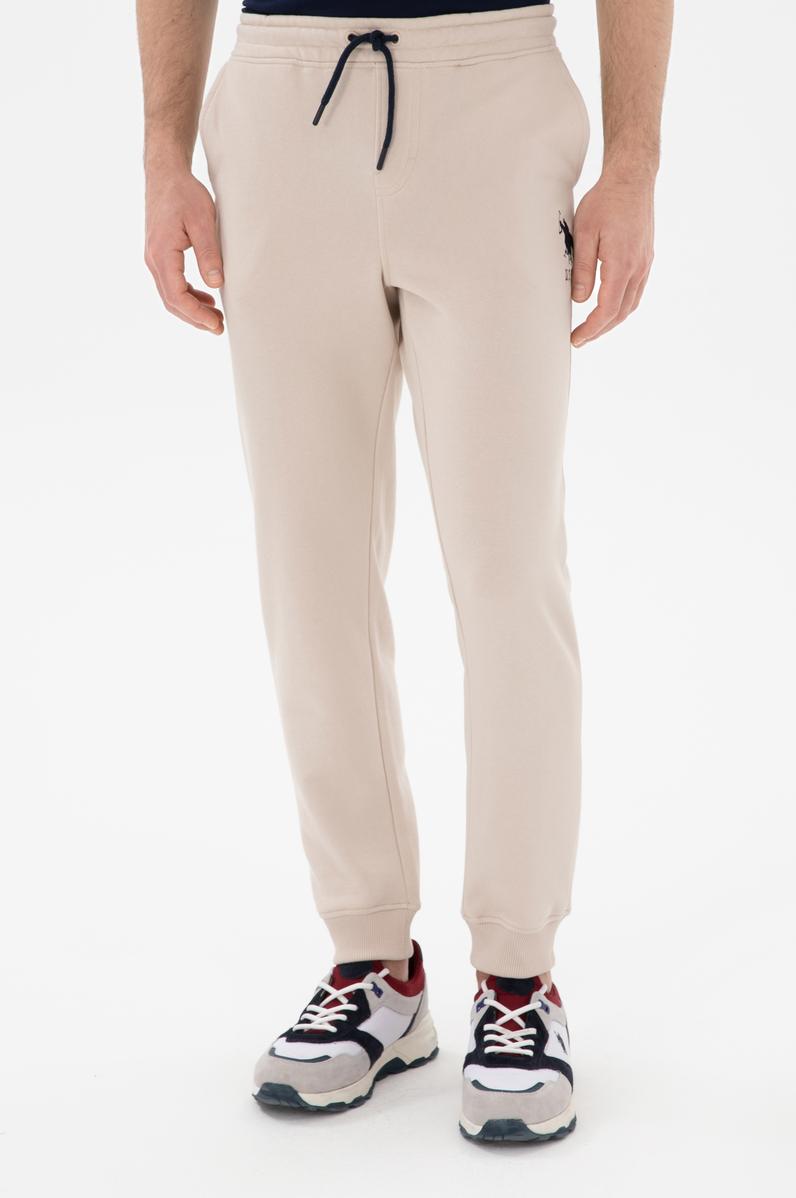 Erkek Slim Fit Lastikli Paça Taş Eşofman Altı