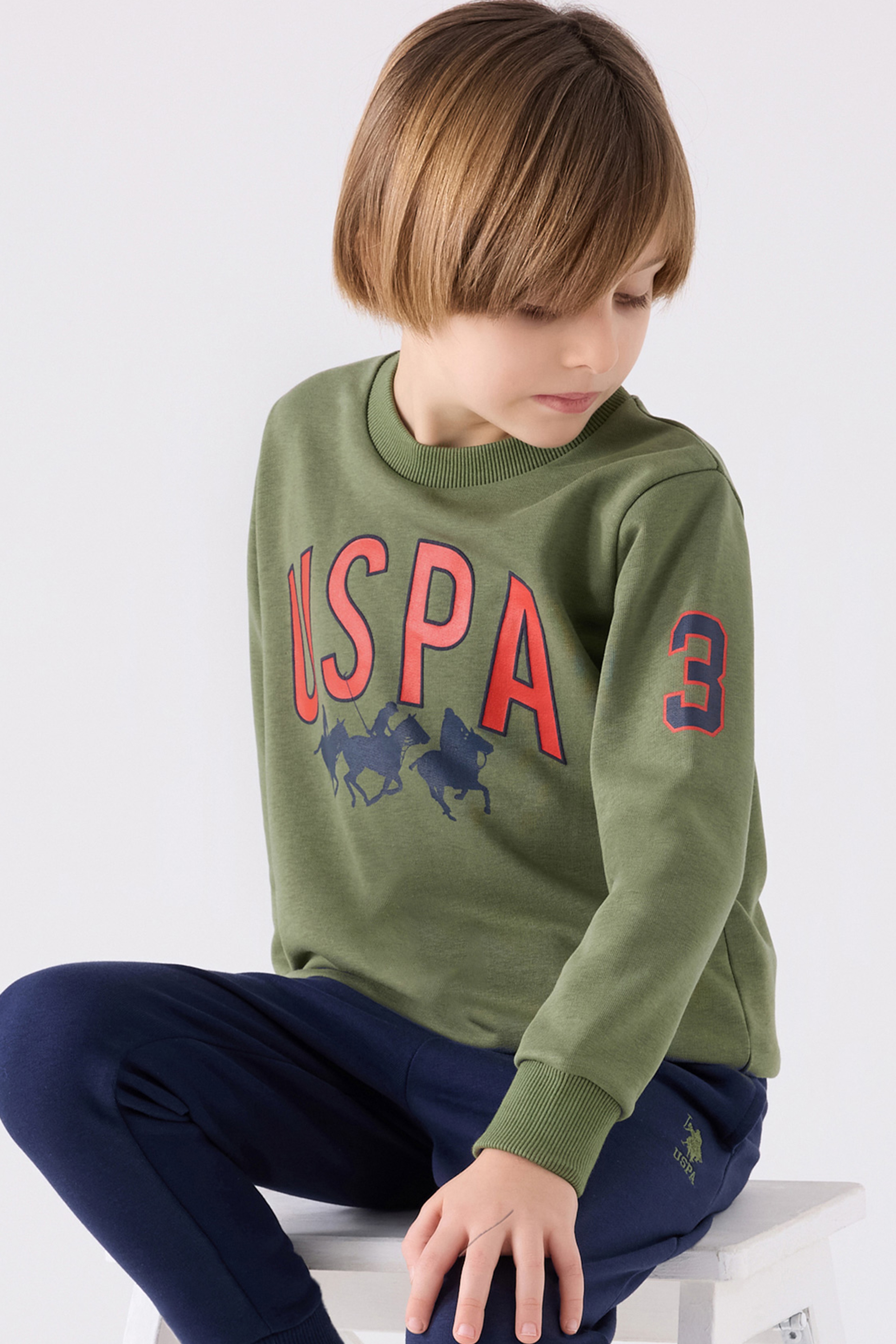 Erkek Çocuk Haki Pijama Takımı