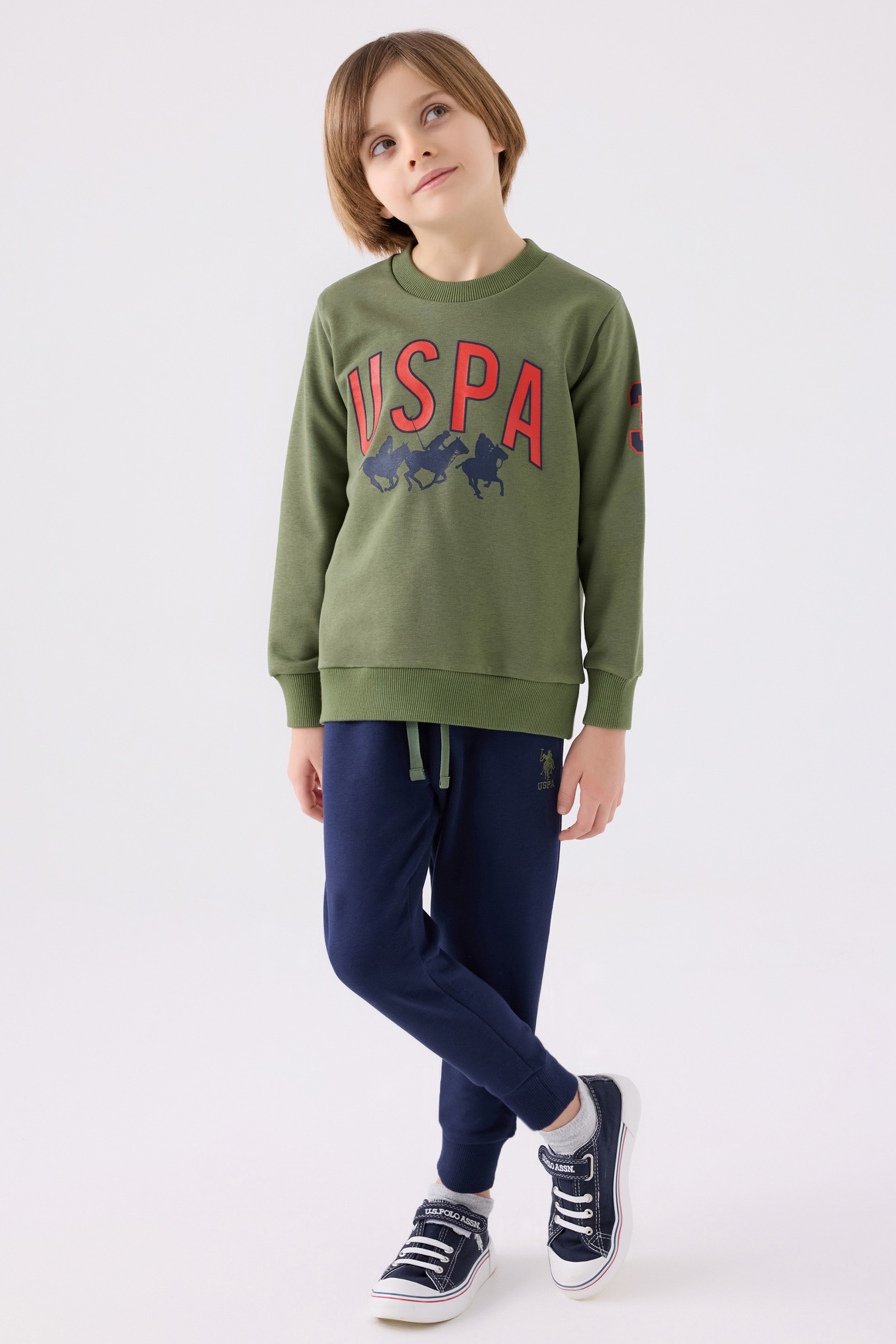 Erkek Çocuk Haki Pijama Takımı - Image 3