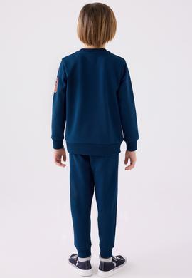 Erkek Çocuk İndigo Pijama Takımı - 50299482005