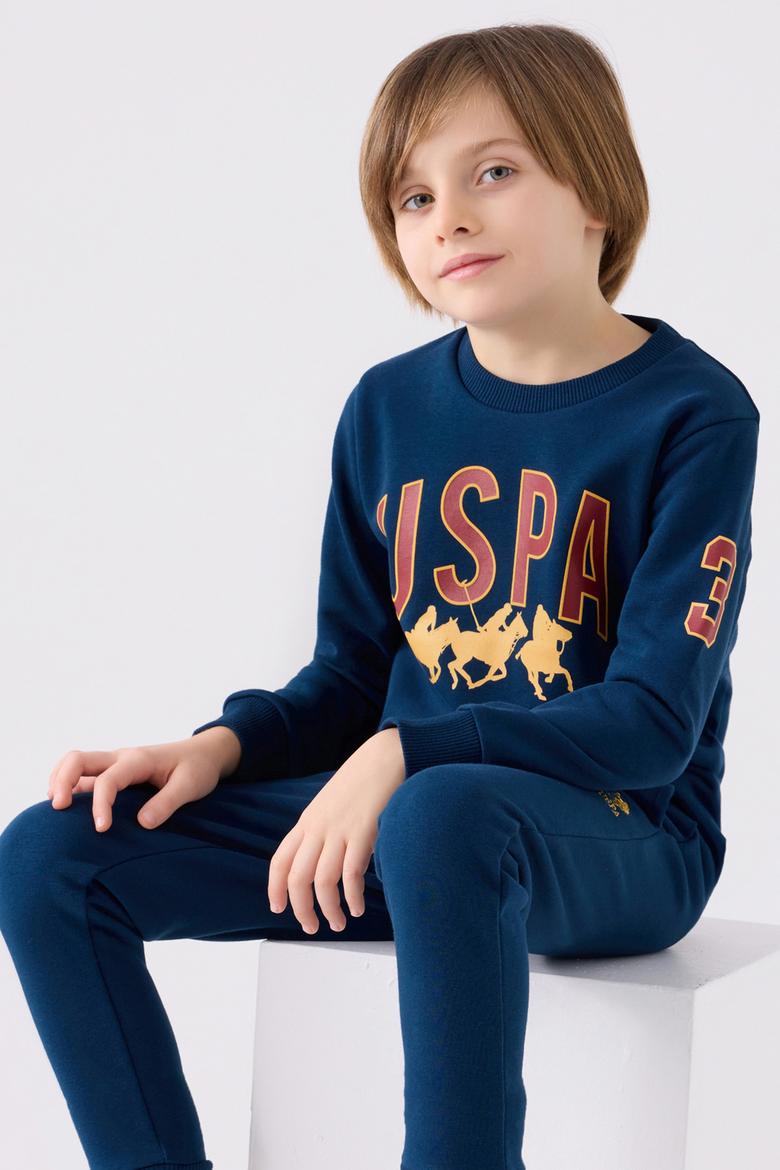 Erkek Çocuk İndigo Pijama Takımı - 50299482005