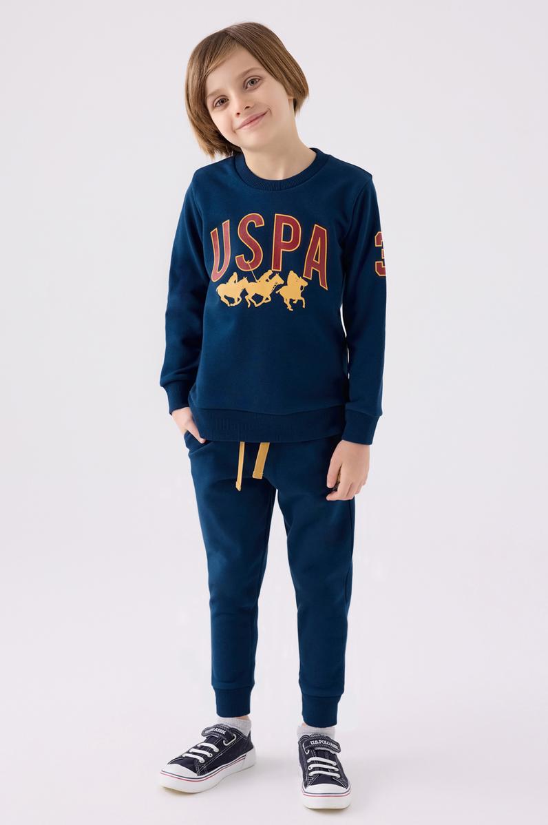 Erkek Çocuk İndigo Pijama Takımı