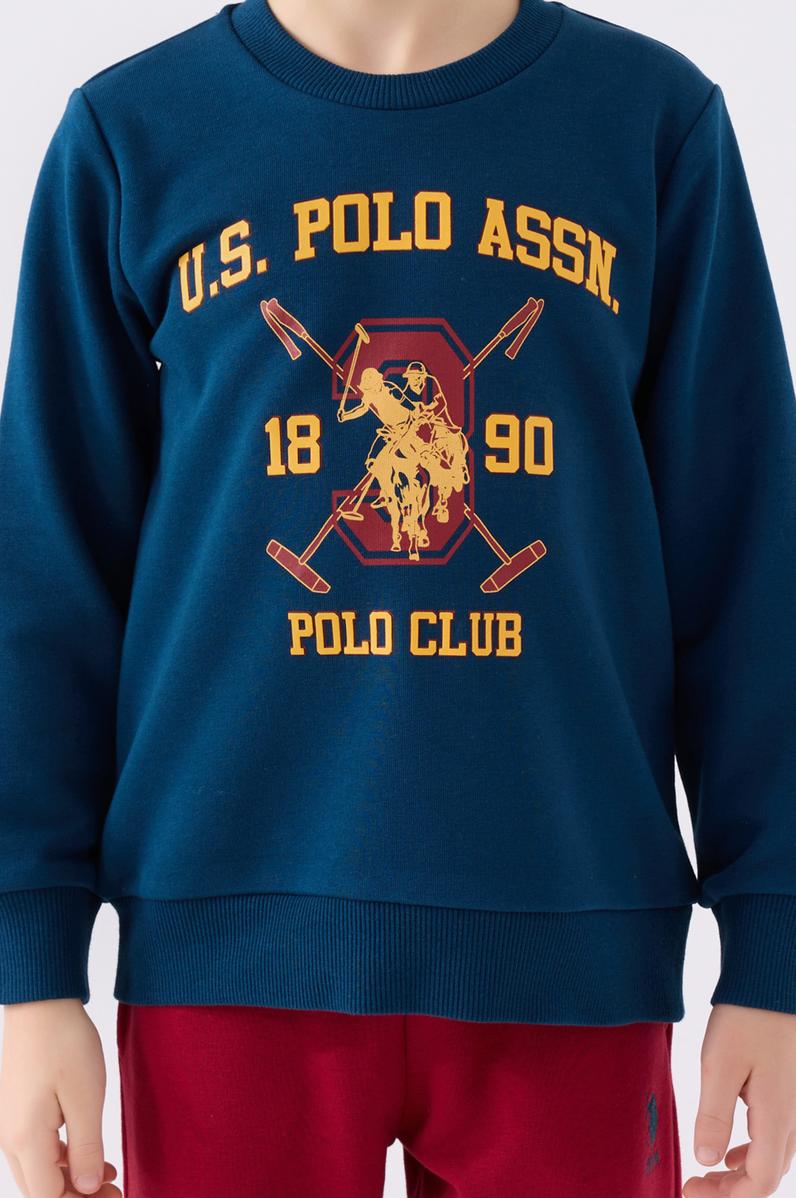 Erkek Çocuk İndigo Pijama Takımı