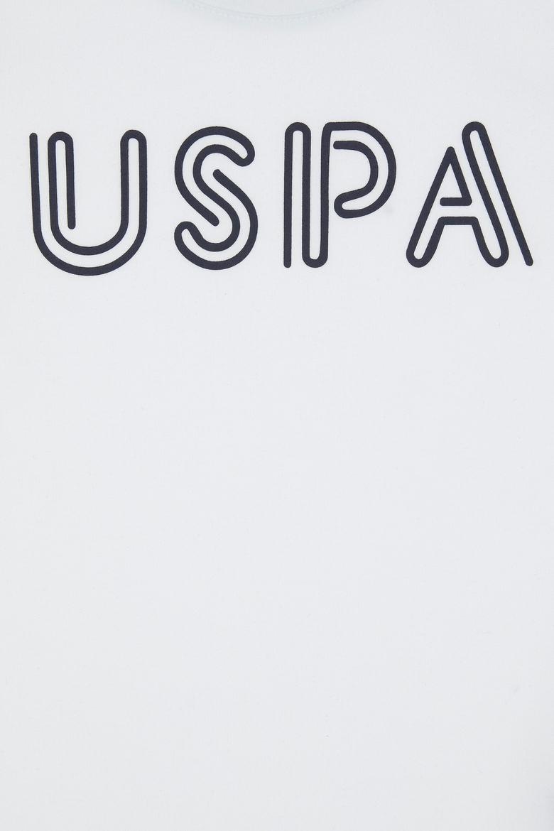 Erkek Çocuk Beyaz Basic Bisiklet Yaka Tişört - 50306483009