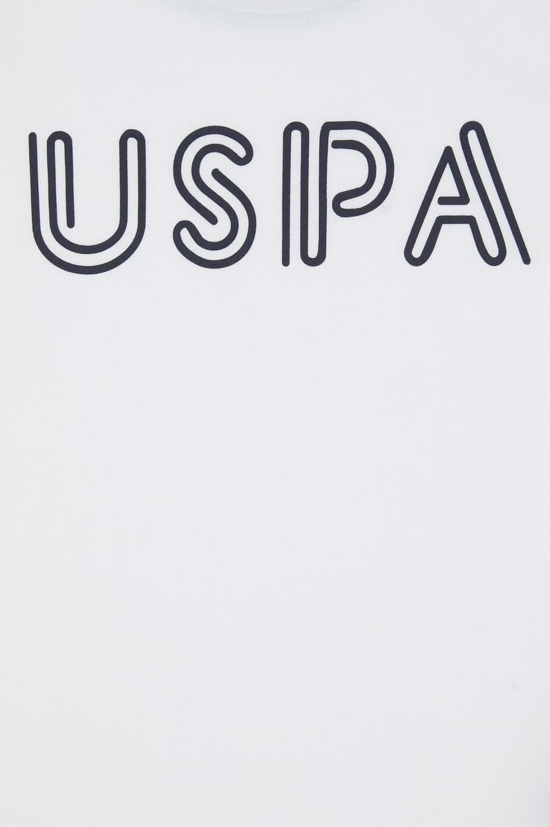 Erkek Çocuk Beyaz Basic Bisiklet Yaka Tişört