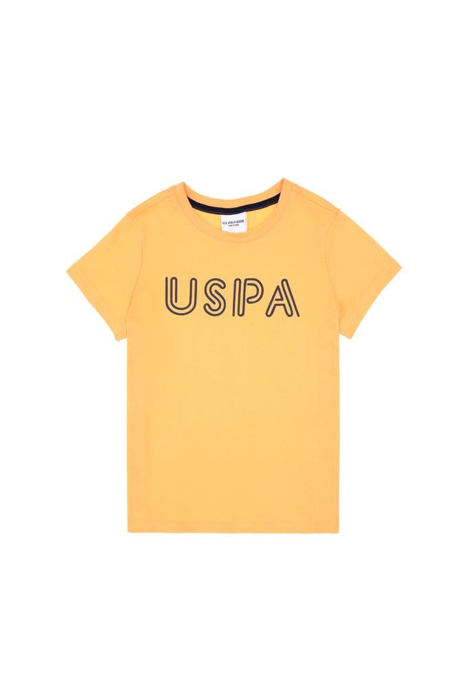 Erkek Çocuk Kavun Basic Bisiklet Yaka Tişört