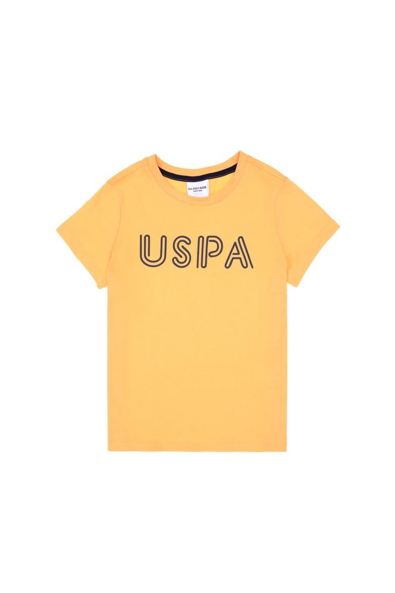 Erkek Çocuk Kavun Basic Bisiklet Yaka Tişört