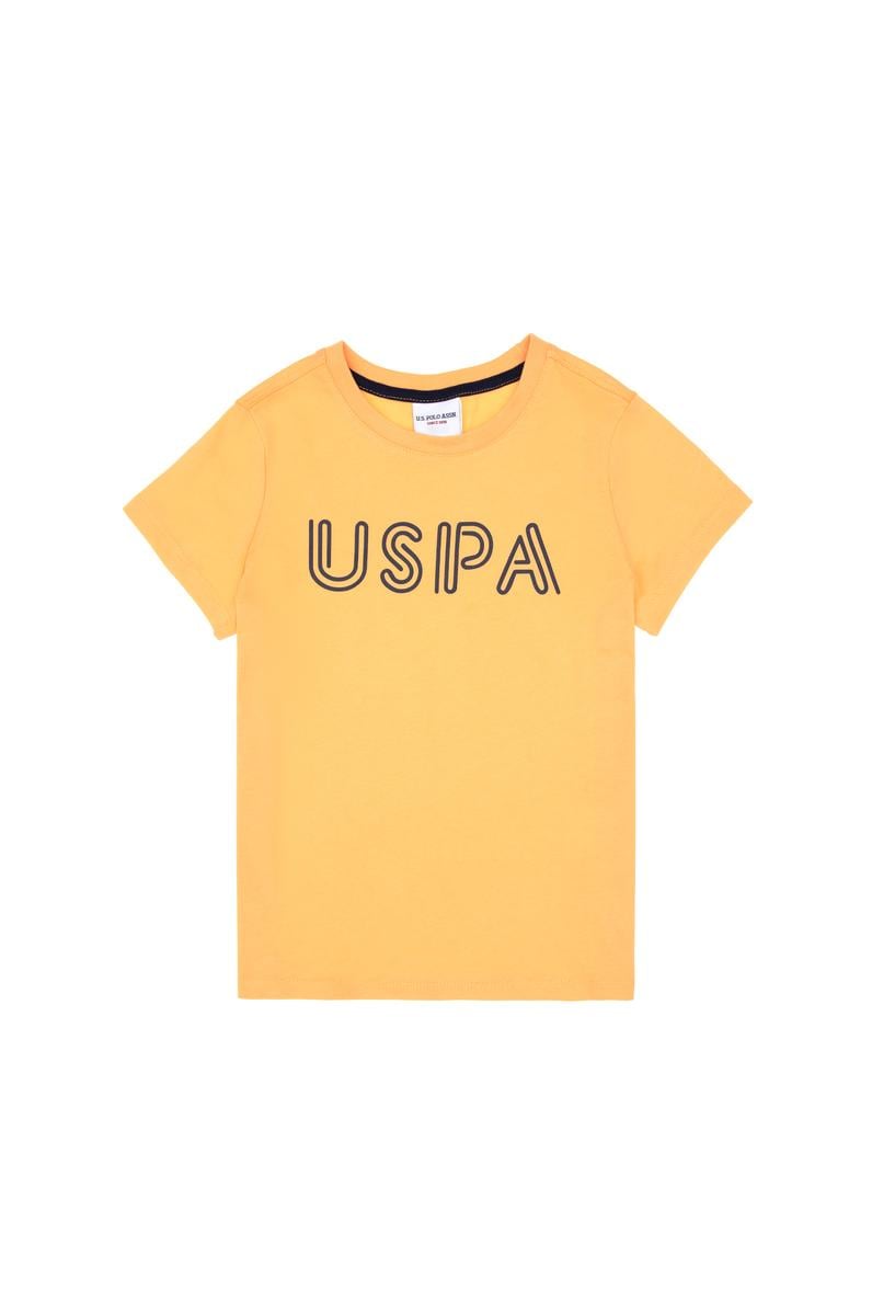 Erkek Çocuk Kavun Basic Bisiklet Yaka Tişört